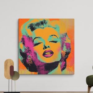 Malerier lærredstryk pop art marilyn monroe 3 Canvas in 36x36 wall 6748b27d49c30