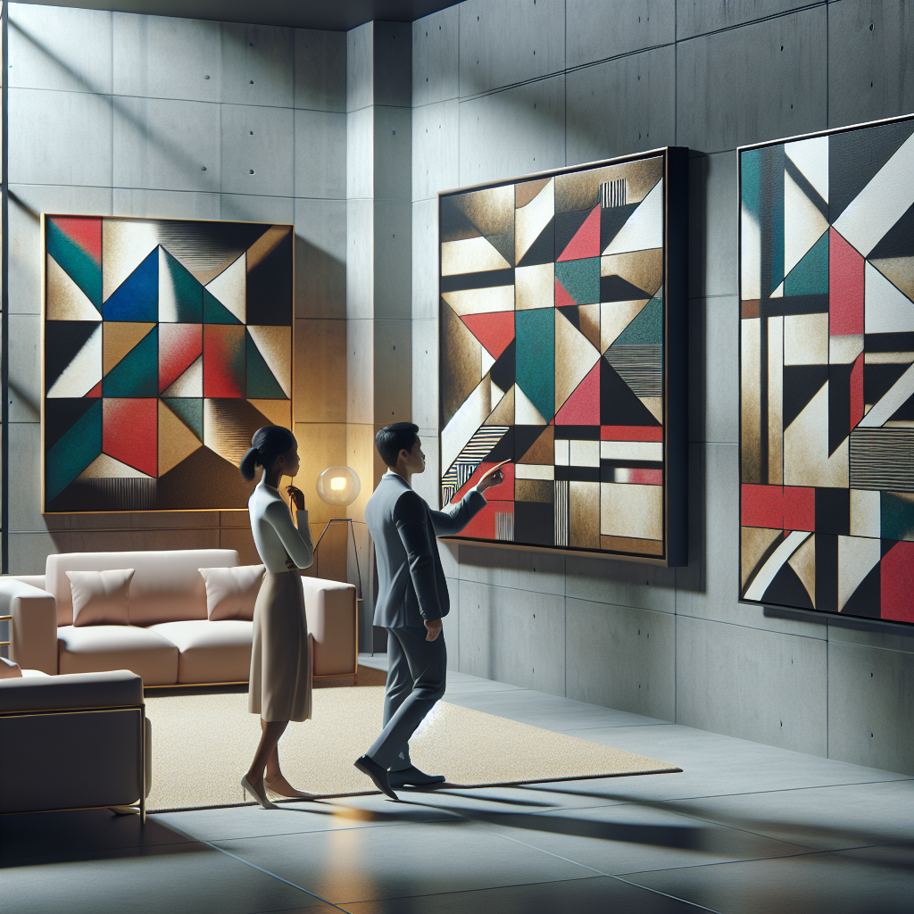 Psykologien bag abstrakt kunst i indretning