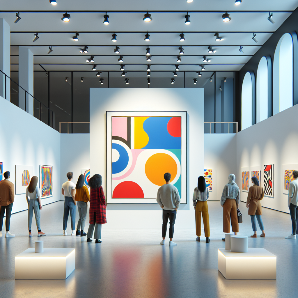 Abstrakte plakater og deres rolle i moderne kunstgallerier