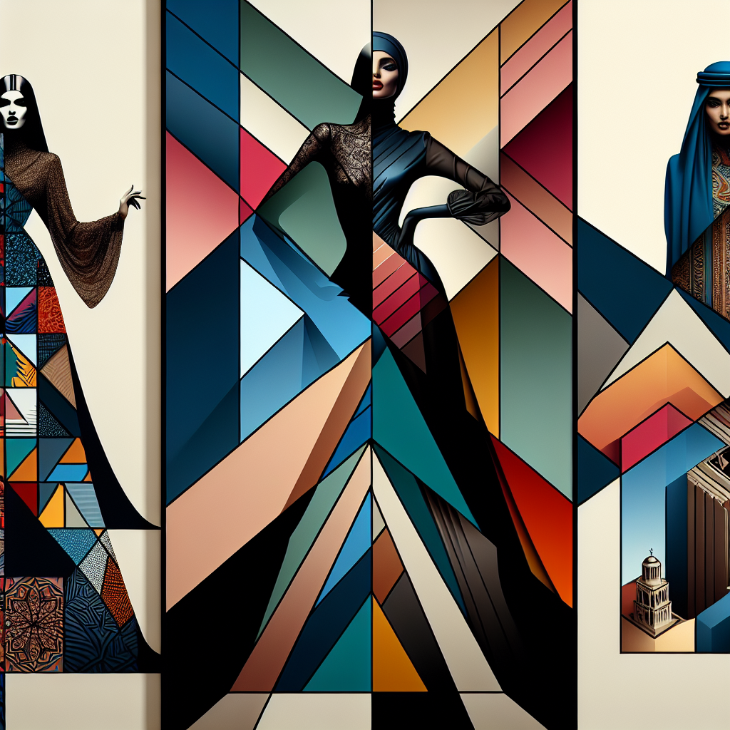 Hoe abstracte posters gebruikt kunnen worden in modefotografie