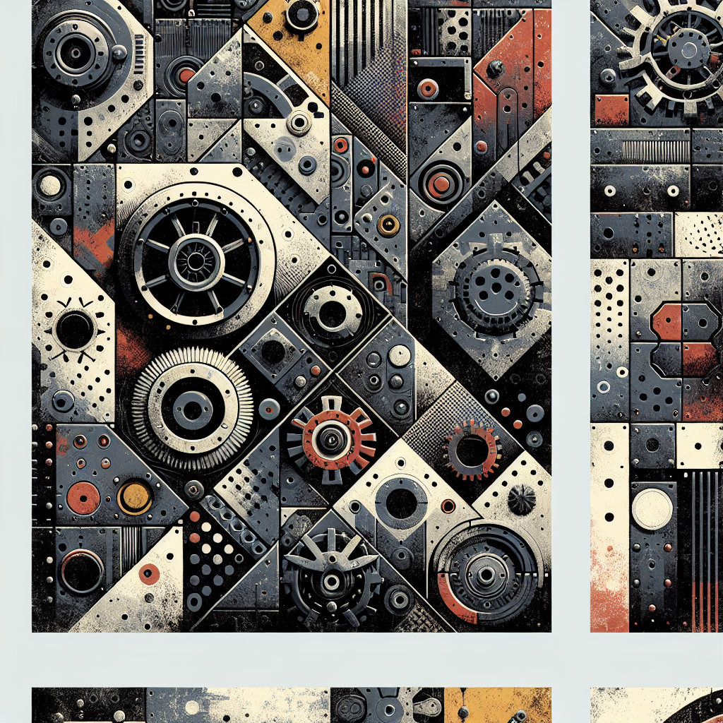 Hoe maak je abstracte posters geïnspireerd op de industriële look