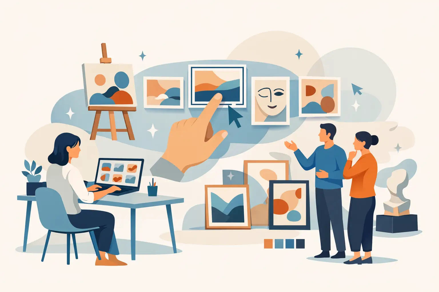 Kunst online - sådan vælger du rigtigt