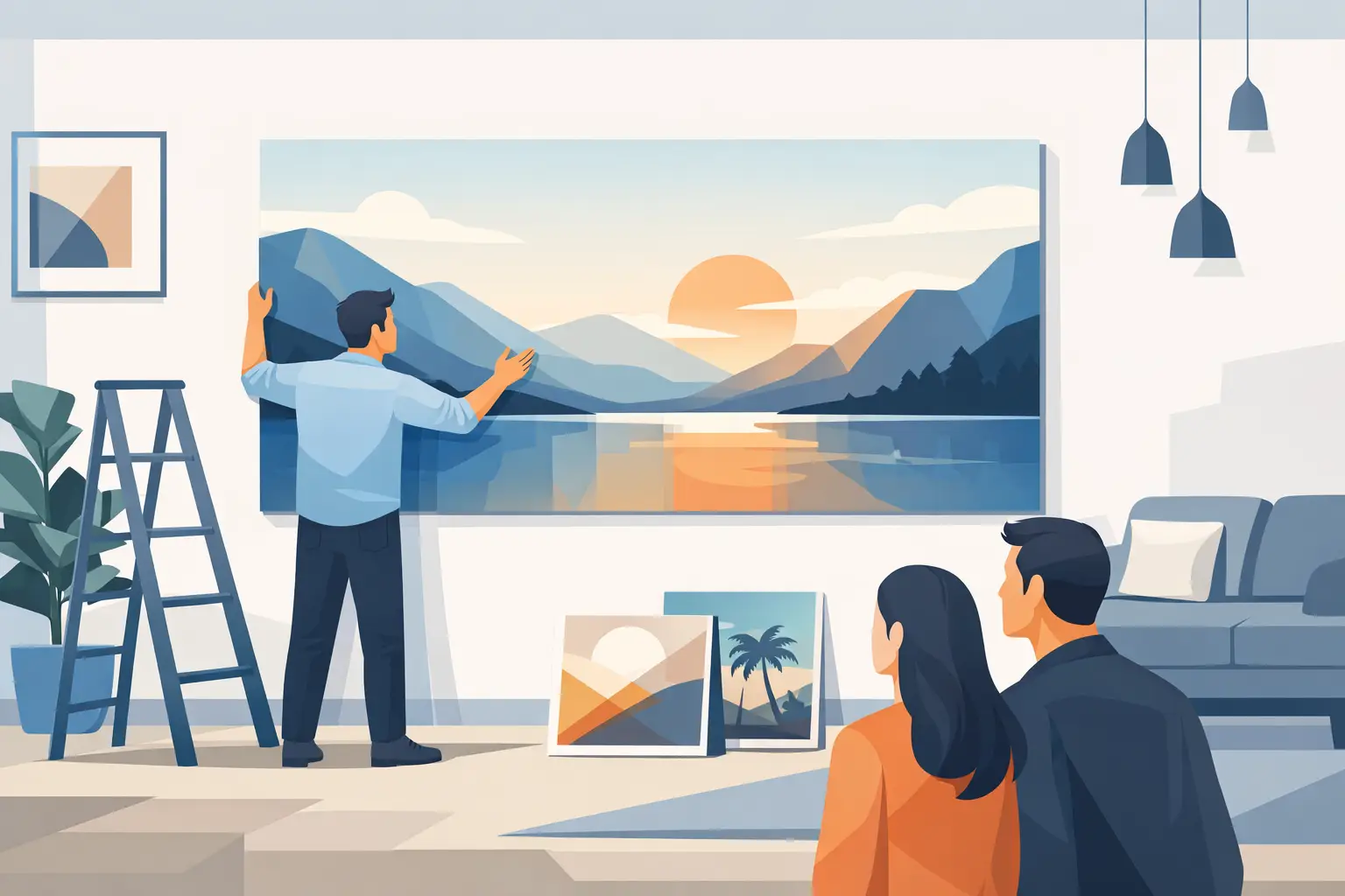 Canvas prints for large walls that work