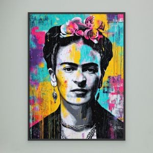 Frida Kahlo stort maleri tryk