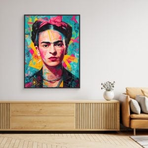 FrIda Kahlo stort maleri tryk